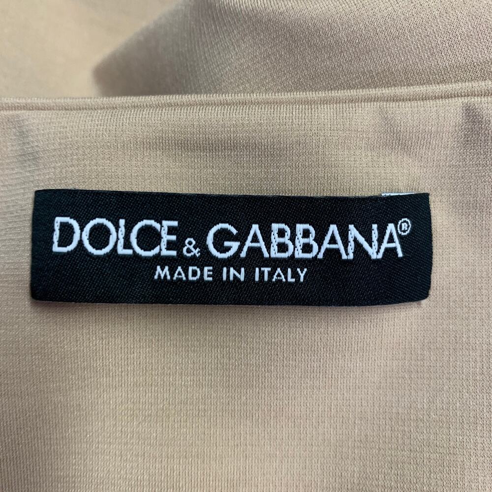 SS23 1990 Re-issue Size 6 Beige Viscose Blend Strapless Crop Top Dress Set - Picture 8 of 10